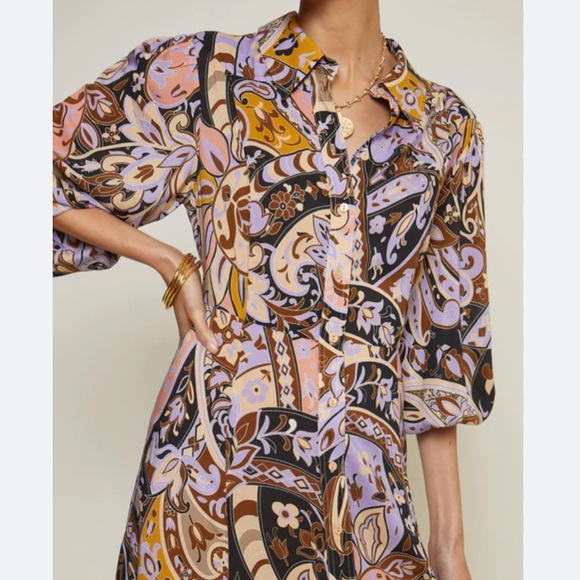 RIXO Multicolor Floral Maxi Dress - Picture 7 of 14